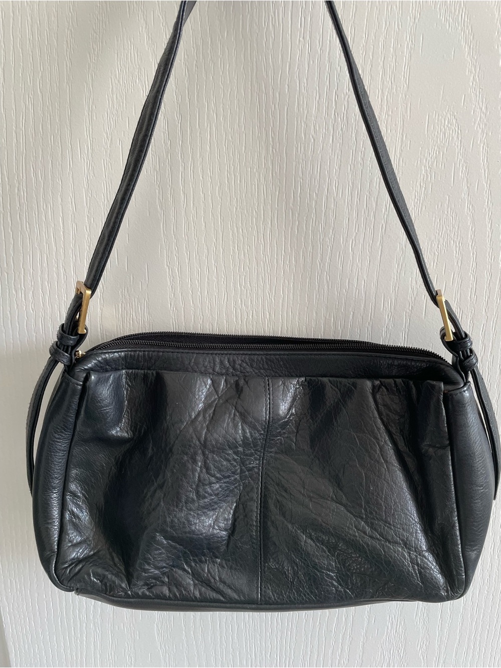 Stone and Co. Black Leather Shoulder Bag